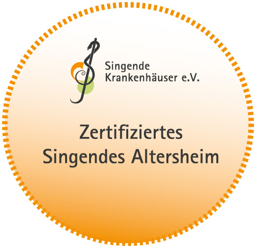 Singendes Altenheim Zertifikat Logo Tobias-Haus
